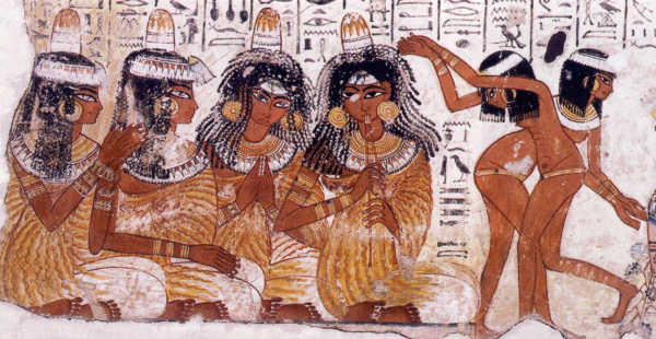 Танцующие девушки - совсем нетипичная для египта живопись